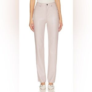 Steve Madden Loren Faux Leather Pant in Lavender, Size 26